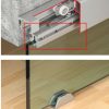 Bộ Kẹp Kính Cho Kính Dày 10mm Hafele 940.43.041