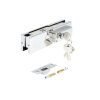 Khóa Kẹp Chân Kính Inox Bóng Hafele 489.81.031