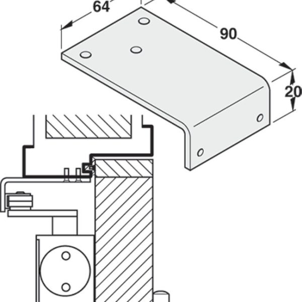 Bas Liên Kết Song Song Hafele 931.84.900