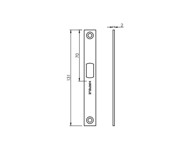 Bas Tường Mở Xoay Hafele 981.59.040