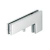 Kẹp Kính Chữ L Inox Mờ Hafele 489.81.040