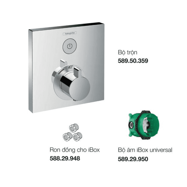 Bộ sen tắm âm Hafele 589.50.363